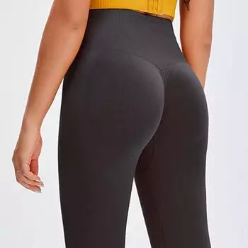 Леггинсы с высокой талией, женская одежда для фитнеса и тренировок, одежда для спортзала, леггинсы пуш-ап, бесшовные штаны для йоги с подтяжкой ягодиц S