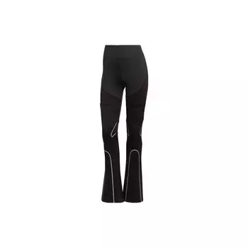 Леггинсы женские Adidas Stella McCartney Knitmix с логотипом и принтом, однотонные, черные HM8170 S