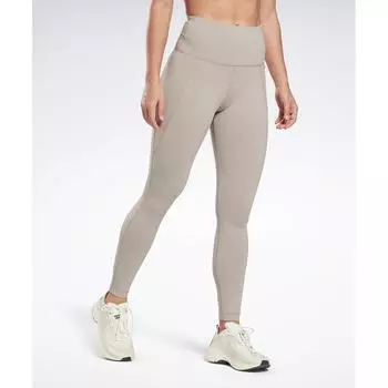 ЛЕГИНСЫ REEBOK TS LUX HR СЕРЫЕ HB2028