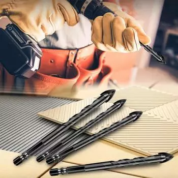 Легированная сталь с шестигранным хвостовиком, стекло, керамика, мрамор, сверло, деревообрабатывающий инструмент 10mm