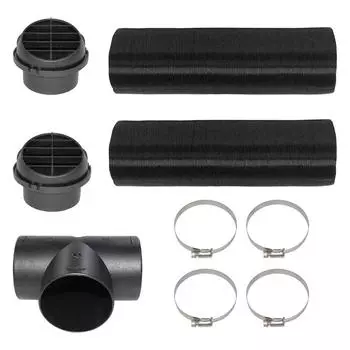 Легкая 75-миллиметровая труба для прочной и стабильной установки. Трубопровод. 100 деталей. Легко установить. CN