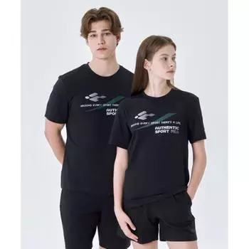 Легкая эластичная футболка с короткими рукавами FILA FS2RSG2211XBLK