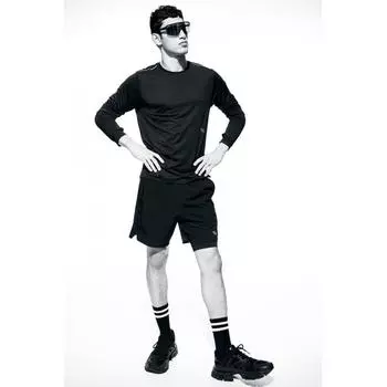 Легкая беговая футболка HM DryMove, черная