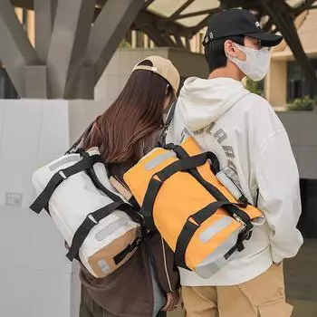 Легкая дорожная сумка, большая вместительная сумка для фитнеса для мужчин и женщин, дорожная сумка на короткие расстояния жёлтый