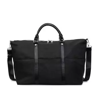 Легкая дорожная сумка для бизнеса на короткие расстояния, сумка для хранения багажа, большая вместимость, водонепроницаемая сумка для фитнеса и плавания чёрный