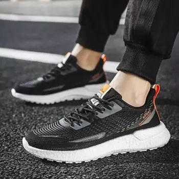 Легкая дышащая мужская обувь из хлопчатобумажной ткани от импортных производителей, лето 2024, новая повседневная спортивная обувь, мужская трендовая универсальная сетчатая обувь 39 белый