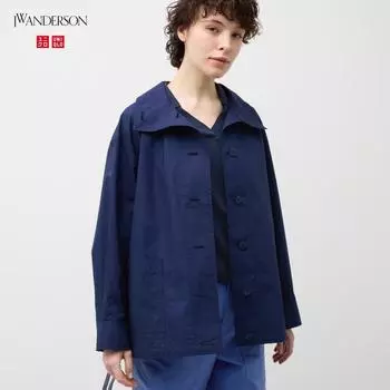Легкая хлопковая куртка оверсайз UNIQLO JAPAN