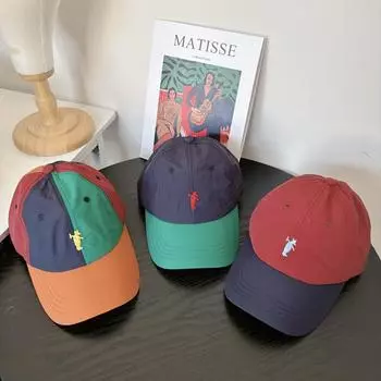 Легкая и быстросохнущая дышащая бейсболка для активного отдыха на весну и лето с женским лицом, маленькая повседневная кепка с вышивкой в цвет персонажа мультфильма M56-58cm