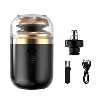 Легкая и компактная электробритва для мужчин – удобно брать с собой в деловые поездки Мини-электробритва белый