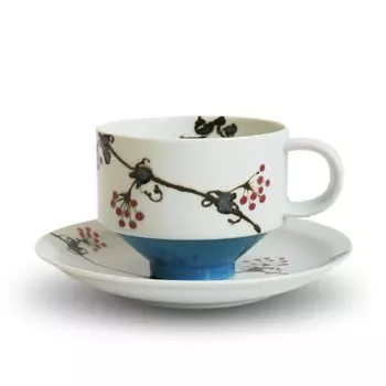 Легкая и простая в использовании чашка Hasami ware mountain return одинарная [Hasami ware] кружка/кофейная кружка/чайная (набор, кружка) синий