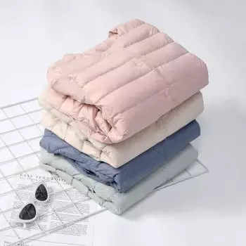 Легкая и тонкая женская короткая куртка с круглым вырезом на осень и зиму, новая теплая куртка с круглым вырезом, однотонная подкладка для пуховика M