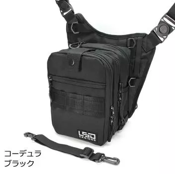 Легкая игровая сумка LSD Quatro 30 x 32 x 27 см C Черный (9179)