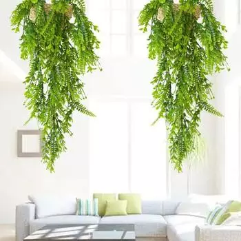 Легкая искусственная лоза, легкий уход, практичное увеличение жизненной силы, искусственное растение из ротанга