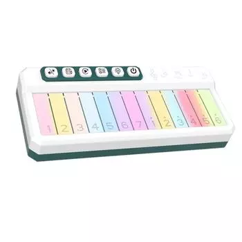 Легкая Электронная Клавиатура Экран Музыкальная Шкатулка Образовательная Раннее Развитие Детский Музыкальный Инструмент Пианино Коробка Игрушка One Size белый