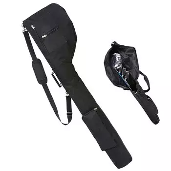 Легкая клюшка для гольфа Golf для большого гольфа из 7 предметов, мягкий складной чехол, чехол, практика, емкость, хранение, сумка, чехол, сумка, мужская, женская, унисекс,