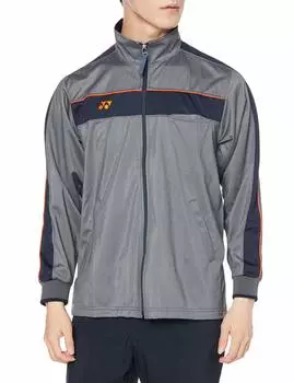 Легкая компактная ветрозащитная куртка Kiraku CY104 59 серая Moku x оранжевая Япония 3L японский размер [Yonex] (эквивалент 3л)