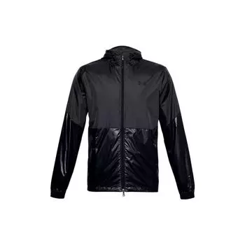 Under Armour Recover Legacy Training Легкая толстовка с капюшоном и логотипом, мужская куртка, черная 1353370-590 XXL