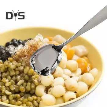 Легкая ложка для риса, долговечная и прочная ложка для мороженого из нержавеющей стали L