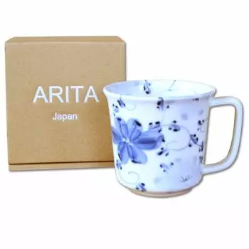 Легкая микроволновая печь Подарочная кружка Arita Ai no Easy Made in Japan, легкая, кружка, подарок, безопасная, в коробке, посуда, Hana, кружка,