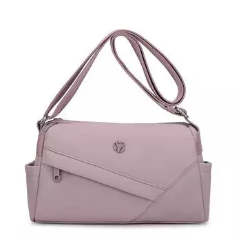 Легкая многослойная сумка кроссбоди Женская сумка через плечо большой вместимости Нейлоновая сумка для мамы фиолетовый