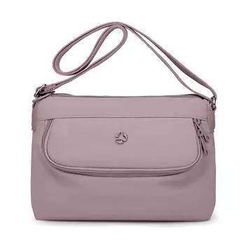 Легкая многослойная сумка кроссбоди Женская водонепроницаемая нейлоновая сумка большой вместимости для поездок на работу и для мамы фиолетовый