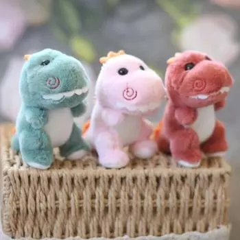 Легкая мягкая игрушка-динозавр 12 см, висящее прекрасное украшение вино красного