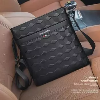 Легкая мужская кожаная сумка-мессенджер King Paul - модный рюкзак для поездок на работу в 2025 году