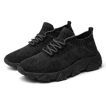 Легкая мужская обувь, долгосрочные поставки - пара моделей, носки, обувь, импортная торговля, повседневные кроссовки большого размера 40 чёрный