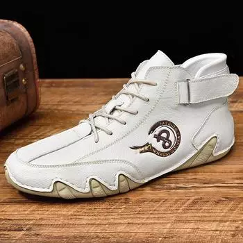 Легкая мужская обувь весна-зима ботильоны для мужчин удобные повседневные кроссовки мужские дизайнерские резиновые балетки белые мужские туфли 38