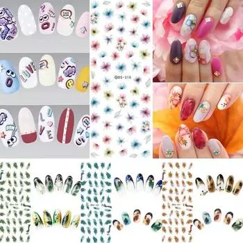 Легкая наклейка для ногтей, креативный дизайн ногтей, красивый