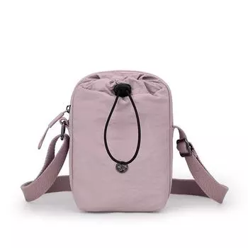 Легкая нейлоновая сумка на плечо женская сумка кроссбоди светло-фиолетовый