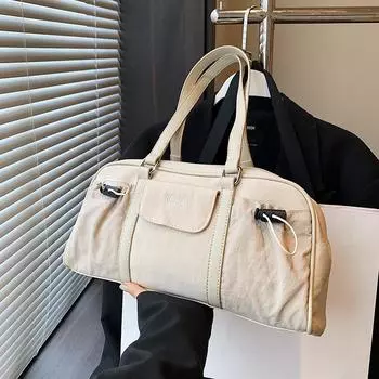 Легкая нейлоновая женская сумка большой вместимости, сумка через плечо, новая мода, лето