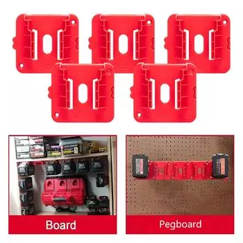 Легкая основа держателя батареи из АБС-пластика для серии батарей 18 В. Простая установка и портативность, 10 шт./5 шт. 10