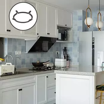 Легкая подставка для вока, держатель для молочной кастрюли, нескользящая чугунная подставка для газовой плиты, аксессуары для походной плиты, кухонная утварь