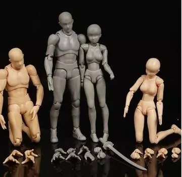 Легкая подвижная мужская деревянная фигурка, модель, кукла, игрушка, эскиз, манекен, манекен Male телесный