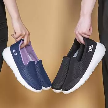 Легкая повседневная обувь осень 2023 года для мужчин и женщин — кроссовки для ходьбы с мягкой подошвой для всех возрастов 40