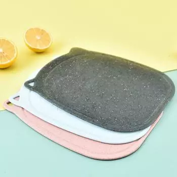 Легкая разделочная доска из пшеничной соломы в форме кошки, разделочная доска для овощей