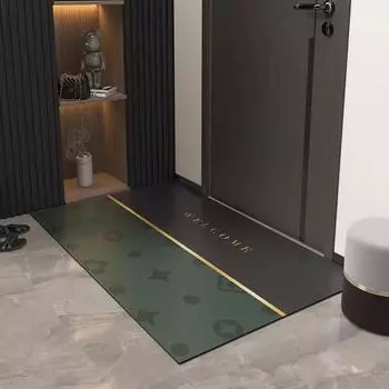 Легкая роскошь и высокое чувство классического дверного коврика, который можно протирать, вертикальный противоскользящий пылезащитный дверной коврик из полиуретана 45*75