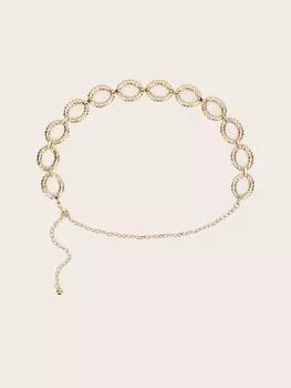 Легкая роскошь ретро поясная цепочка женская нишевая текстура ретро металлическая цепочка для ремня аксессуары ретро