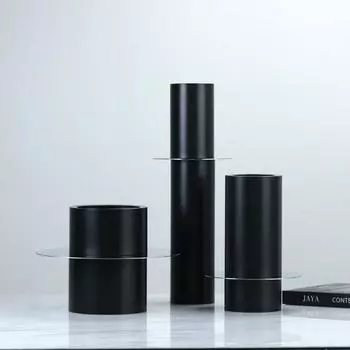 Легкая роскошь современный простой сплав геометрические цветочные орнаменты офис продаж модель комнаты гостиная рабочий стол цветочная композиция мягкие украшения