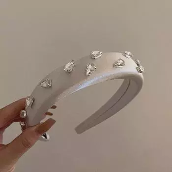 легкая роскошь тяжелая промышленность чешский бриллиант капля шелковая губка увеличивает повязку на голову женскую повседневную повязку на голову аксессуары для волос женские