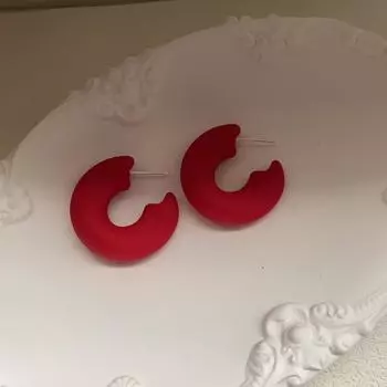 Легкая Роскошь Уникальные Серьги Женские Дизайнерские Модные Серьги-Пряжки Темпераментные Серьги с Круглыми Бусинами