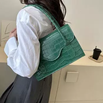 Легкая роскошная большая вместительная фактурная сумка из лакированной кожи с ярким дизайном поверхности, сумка через плечо для дам из высококачественной кожи