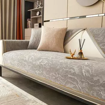 Легкая роскошная диванная подушка с рисунком ветровой волны, всесезонная универсальная противоскользящая кожаная дышащая подушка, чехол 30*50 pillowcase