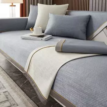 Легкая роскошная диванная подушка Высококачественная нескользящая четырехсезонная универсальная кожаная подушка для дивана из цельного дерева, чехол для подушки, полное покрытие, простой современный 70*70