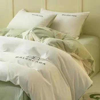 Легкая роскошная двуспальная кровать из длинноволокнистого хлопка плотностью 120, комплект из четырех предметов: простыни из чистого хлопка и натяжные простыни с вышивкой, пододеяльник и пододеяльник 1.2m bed sheet model-3PCS