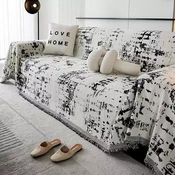 Легкая роскошная и высококачественная ткань для полотенец для дивана, полностью покрытая синелью, всесезонное универсальное одеяло с защитой от кошачьих царапин, чехол для диванной подушки 180*130cm