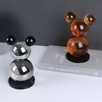 Легкая роскошная мебель для дома, мягкая мебель для гостиной, модельная комната, тумба под телевизор, абстрактная мультяшная хрустальная мебель Orange M06164