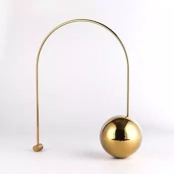 Легкая роскошная металлическая шаровая арка геометрические художественные украшения модель комнаты гостиная кабинет веранда каркас внутренние мягкие украшения
