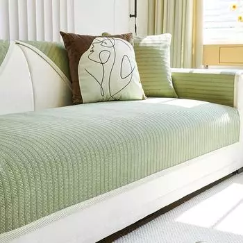 Легкая роскошная однотонная диванная подушка из синели, универсальный простой нескользящий чехол для дивана, чехол для полотенец, подушка 70*70cm